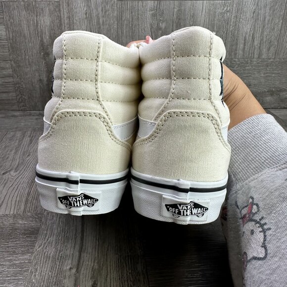 Vans Filmore High Women size 6.5 Ivory Butterfly Theme Skateboarding Shoes - Picture 6 of 8